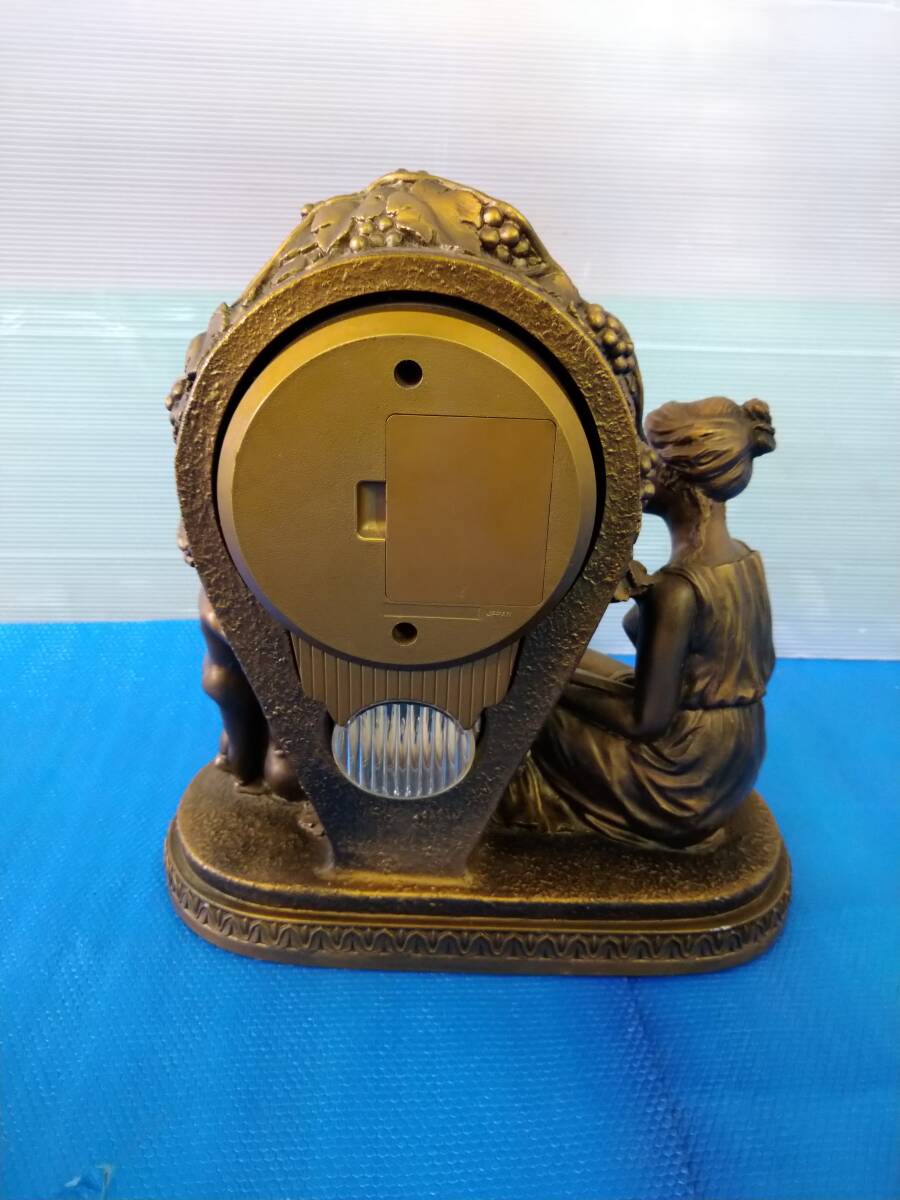 ☆CITIZEN☆クォーツ式置時計☆アンティーク調☆ヴィンテージ_画像6