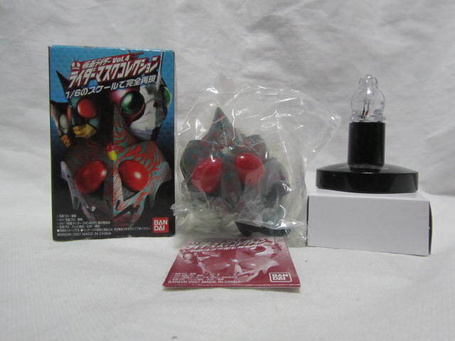  rider маска коллекция * rider форель kore* лучший selection *vol.4* Kamen Rider Amazon * люминесценция подставка * нераспечатанный * Showa rider 