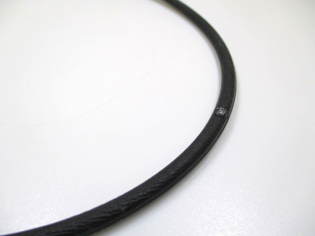 ☆Phiten ファインテン RAKUWA ブラック×ブラック 磁気ネックレス 55㎝!!_画像4