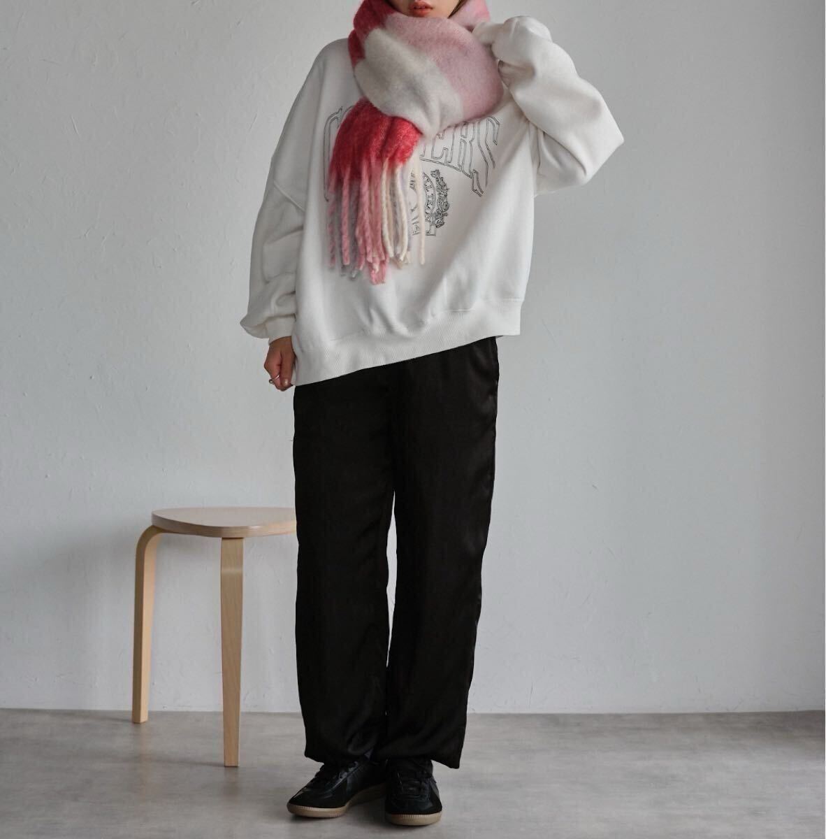 【送料無料】マフラー ボリュームマフラー ボンジュールサガン Bonjour Sagan, レディースマフラー ピンク系カラー_画像4