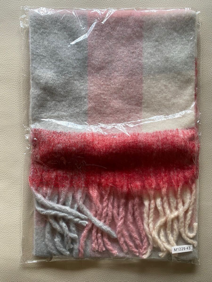 【送料無料】マフラー ボリュームマフラー ボンジュールサガン Bonjour Sagan, レディースマフラー ピンク系カラー_画像7