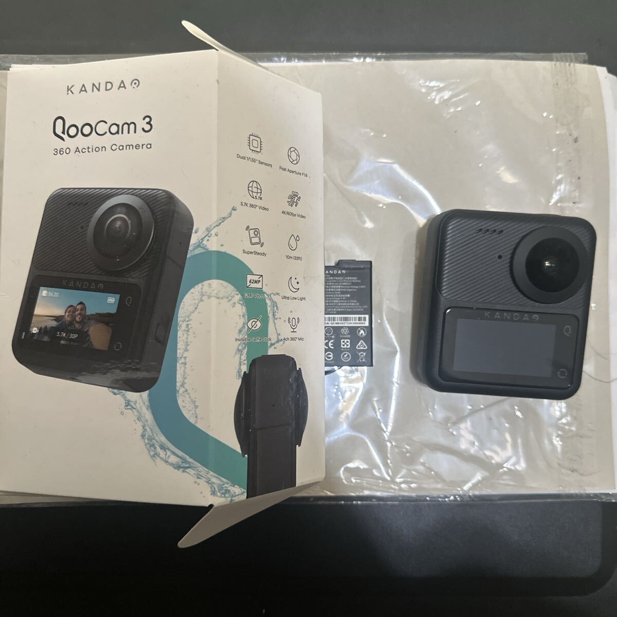kandao Qoocam3 アクションカメラ 360度カメラ_画像1