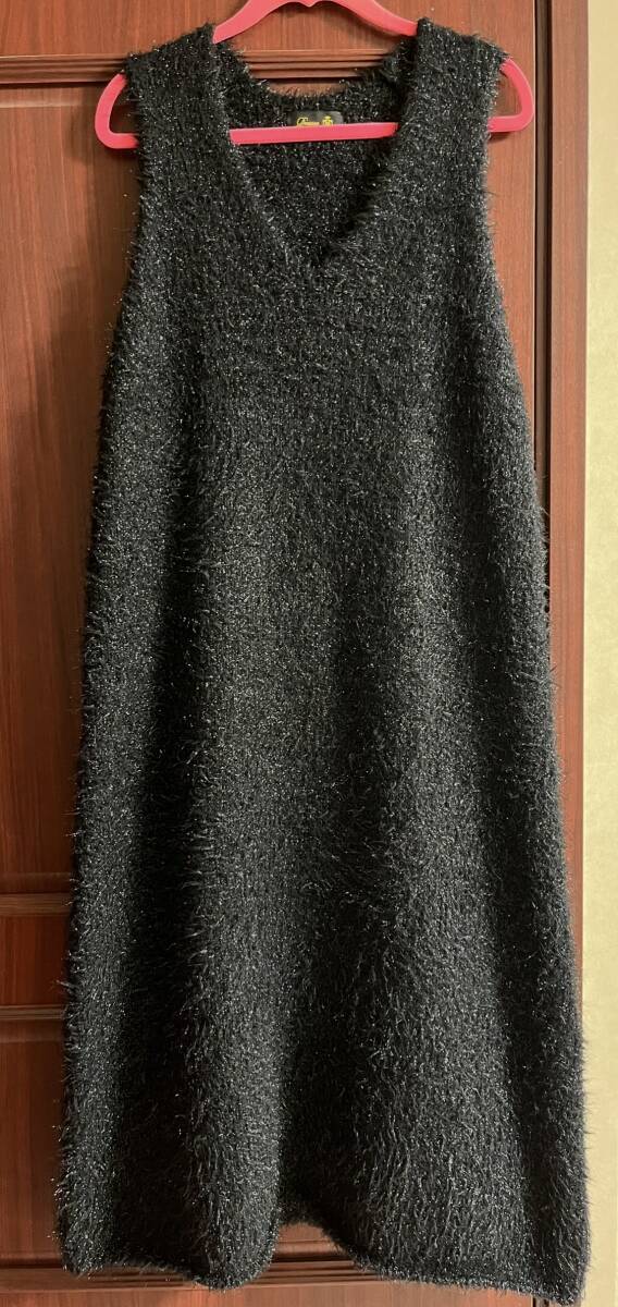 ドゥロワー ラメシャギーニットノースリーブワンピース drawer ワンピース ユナイテッドアローズ united arrows_画像2