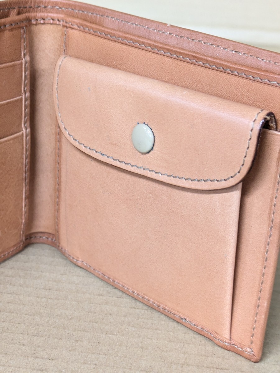 ■n【 1円〜セリーヌ CELINE】使用感なし　保管汚れ少し　財布　 二つ折り_画像5