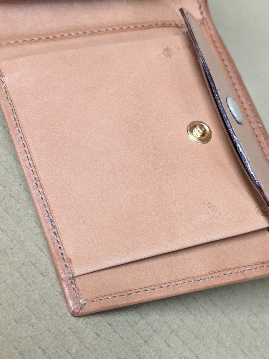 ■n【 1円〜セリーヌ CELINE】使用感なし　保管汚れ少し　財布　 二つ折り_画像7