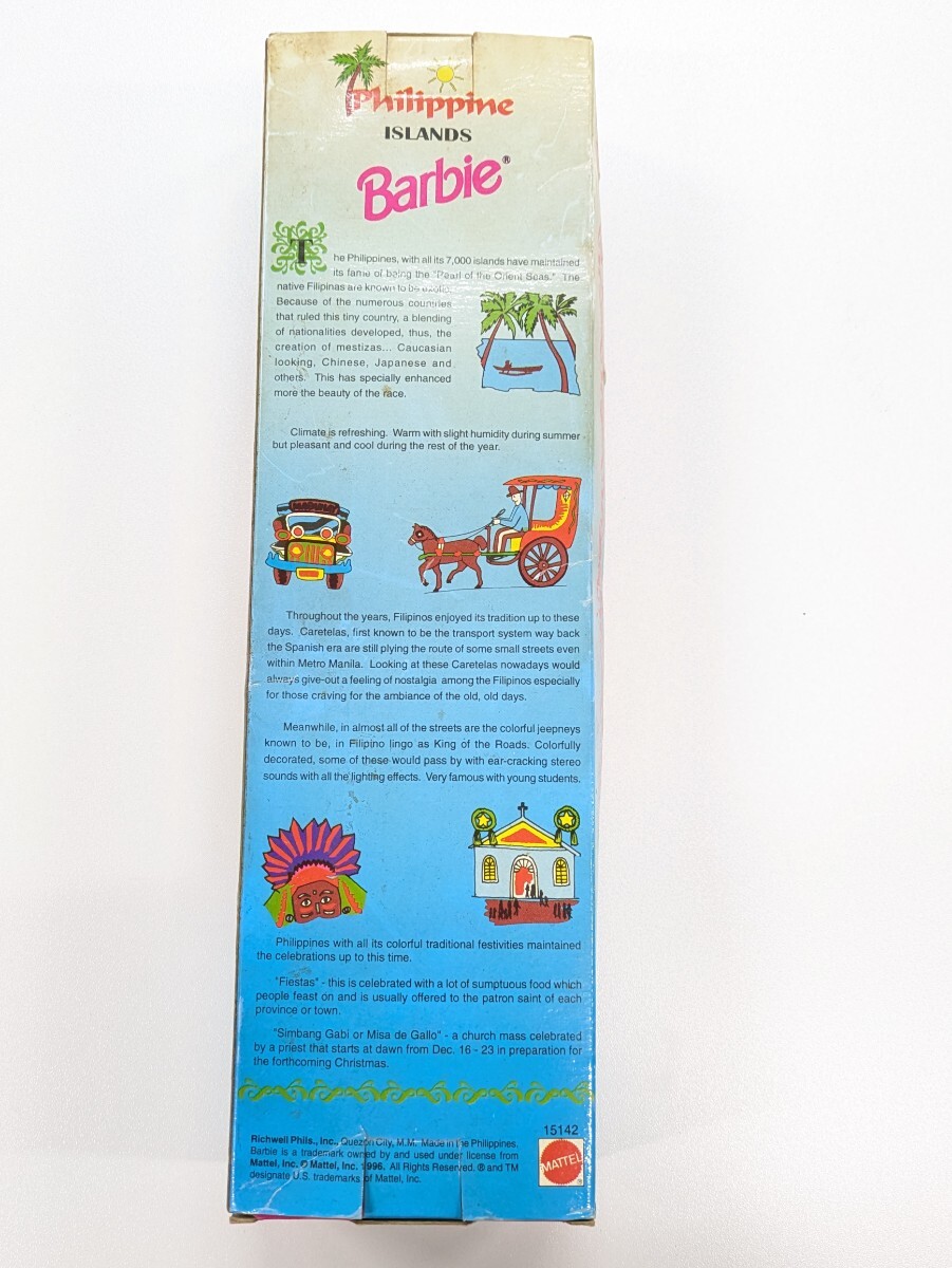 ■n【バービー人形】フィリピン　 Barbie バービー バービー人形 ドール 人形　箱汚れあり_画像5