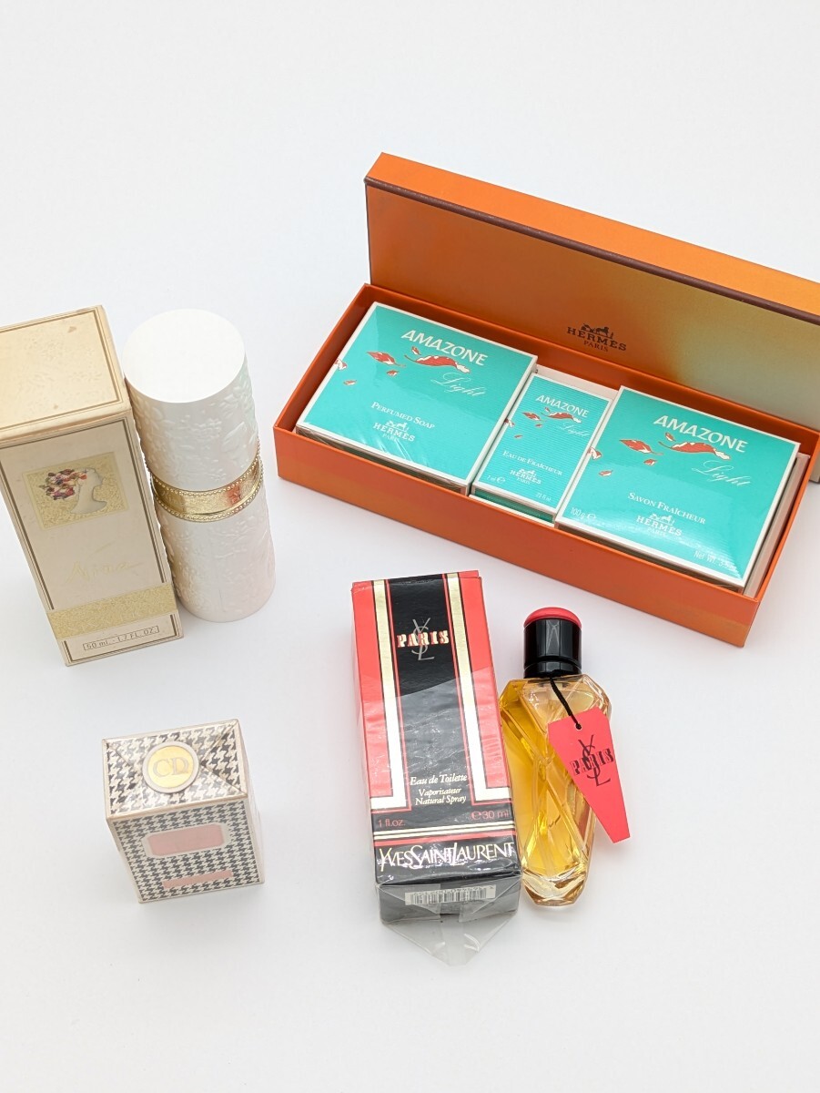 ■n【 1円〜 HERMES イヴサンローラン Dior ニナリッチ】フレグランス 中古品 まとめ売り 残量多 ディオール 未開封 _画像1