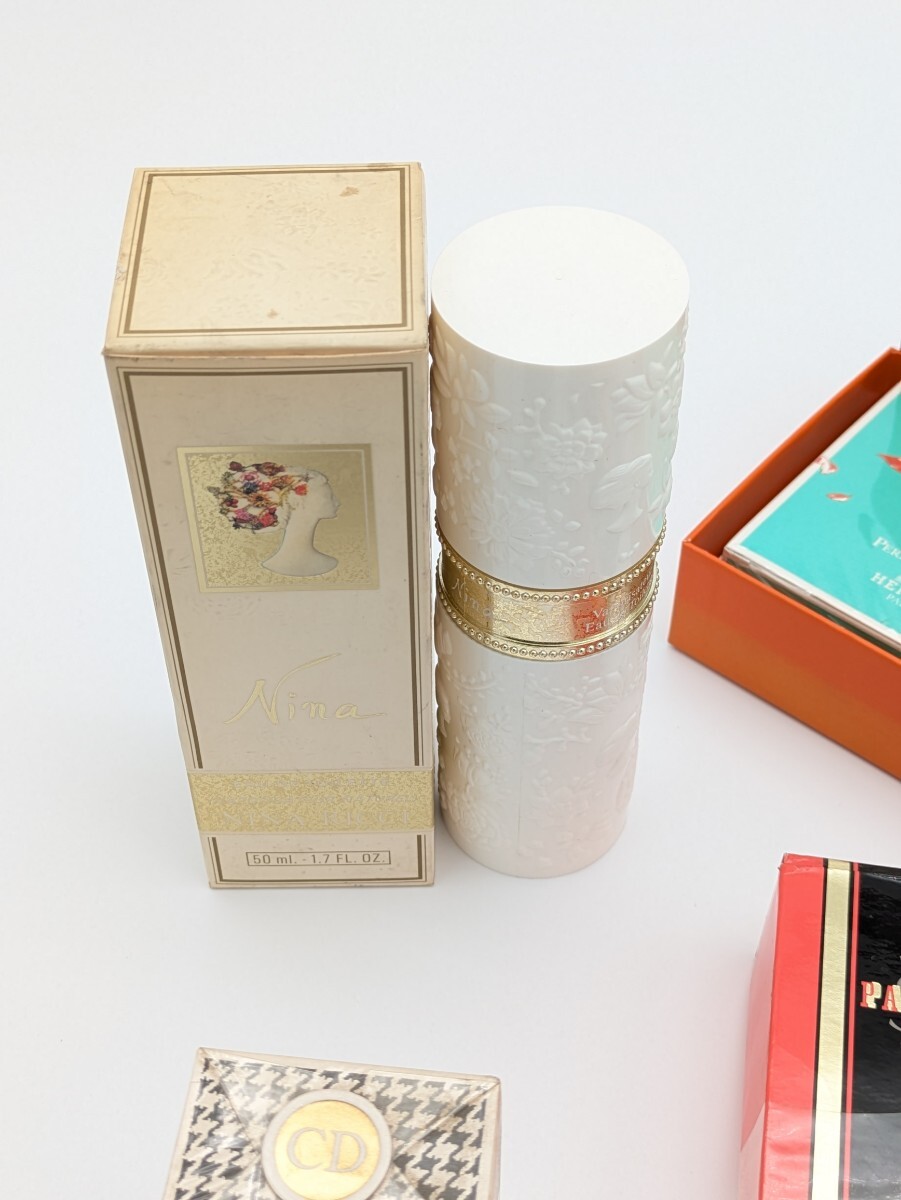 ■n【 1円〜 HERMES イヴサンローラン Dior ニナリッチ】フレグランス 中古品 まとめ売り 残量多 ディオール 未開封 _画像4