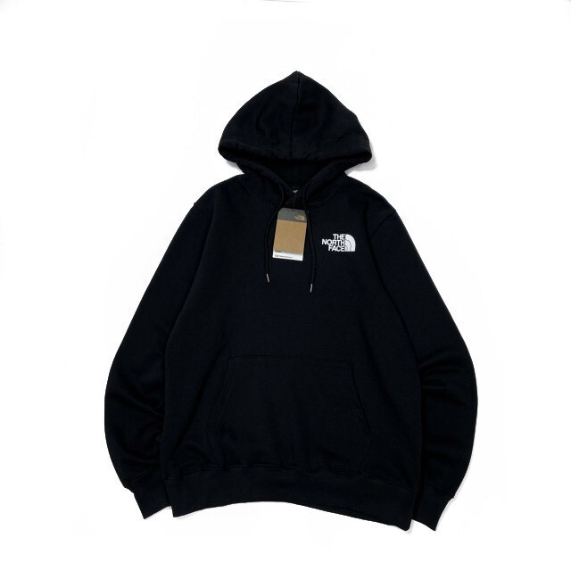 売切り【正規新品】THE NORTH FACE◆NOVELTY GRAPHIC HOODIE プルオーバー パーカー US限定 グラフィック 男女兼用 裏起毛(L)黒 181130-33_画像5