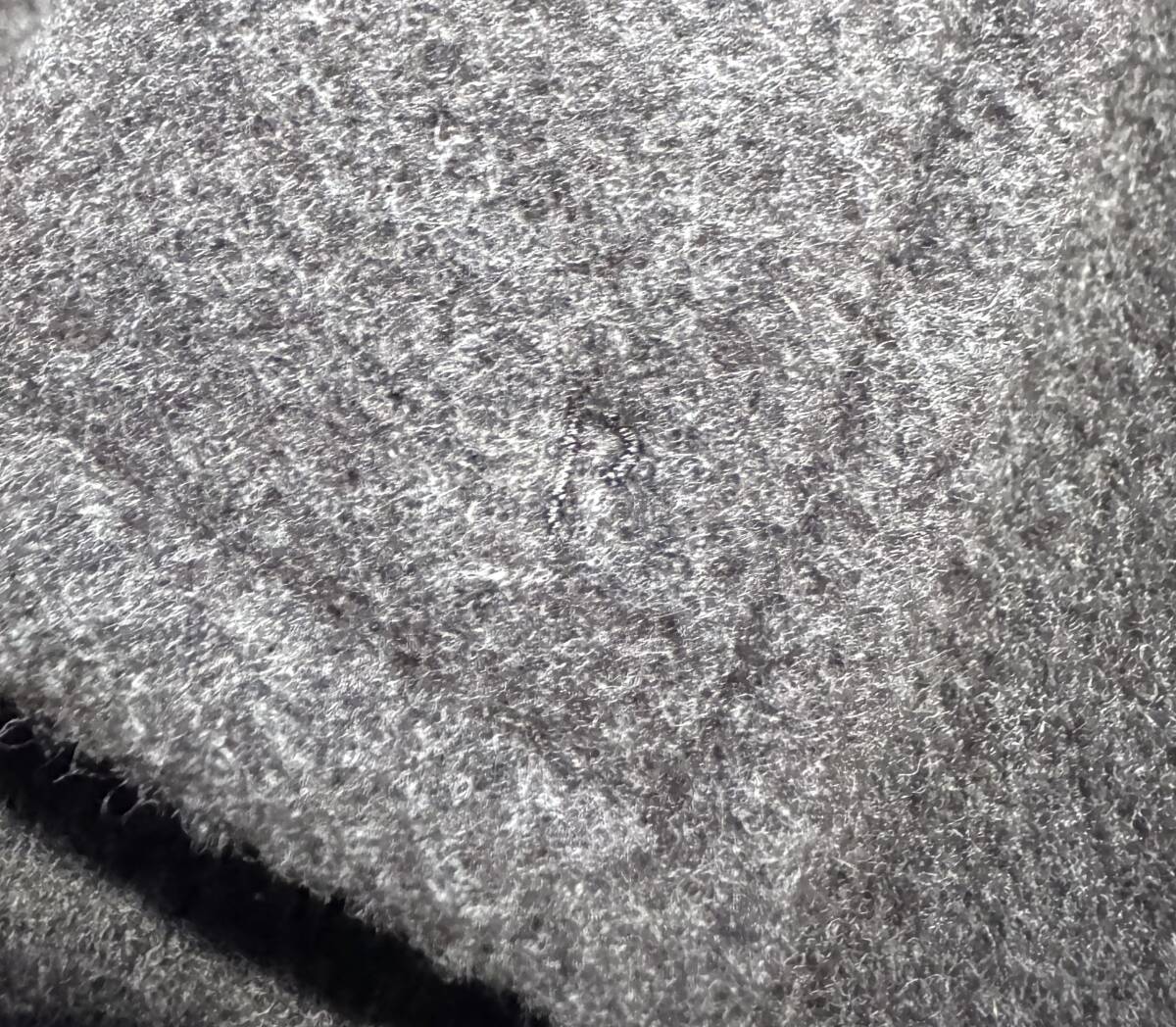 美品【定価7万超】Papas パパス ウール ソフトメルトン ダブルフェイスジャケット 46(S) M相当 Pロゴ刺繍 裏チェック【保温性抜群】日本製_画像8