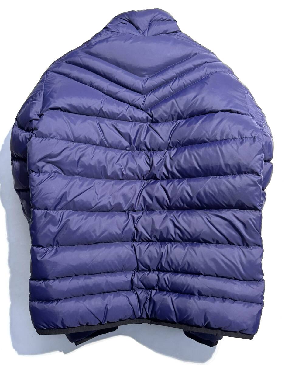 名作【定価5万】DIESEL ディーゼル ライダース ダウンジャケット L メンズ 【軽量 保温性抜群】ネイビー 美シルエット ロゴ 国内正規_画像4