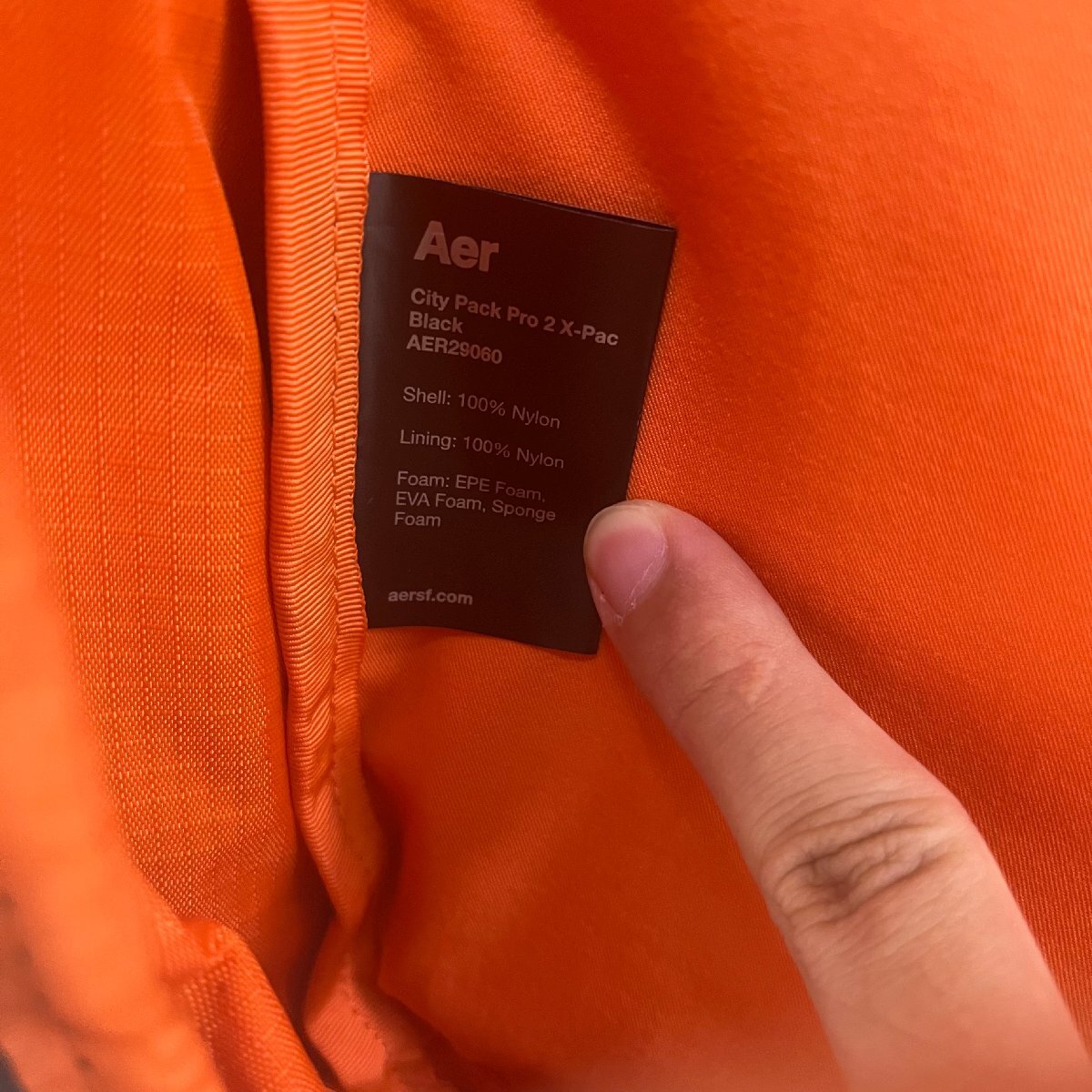 Aer エアー City Pack Pro 2X-pac デイパック シティーパックプロ リュック バックパック かばん リュックサック ナイロン 24L 16インチ_画像10