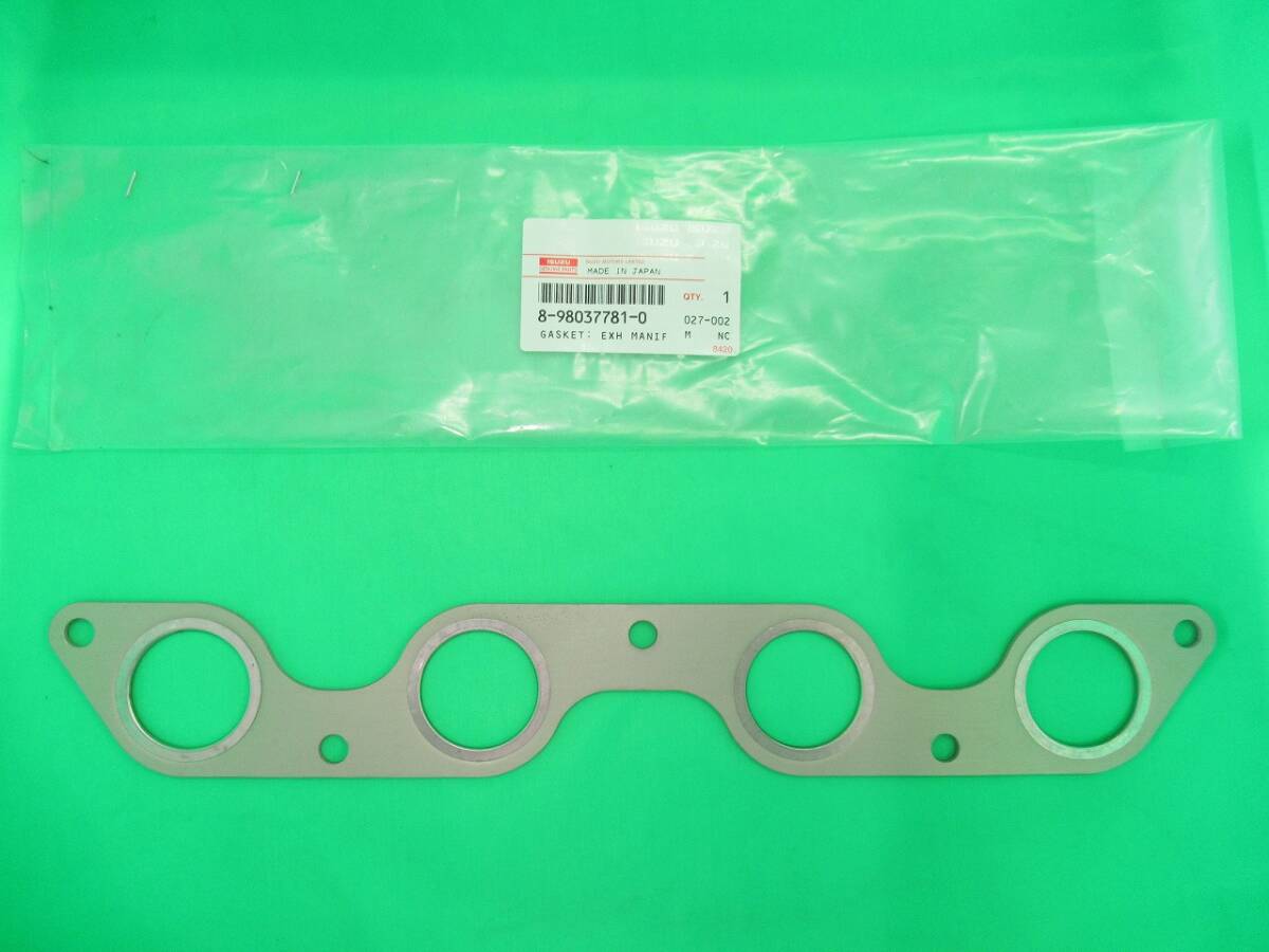 いすゞ117クーペ用　ガスケット　排気マニホールド。　管理番号：SHITANー195。_画像1