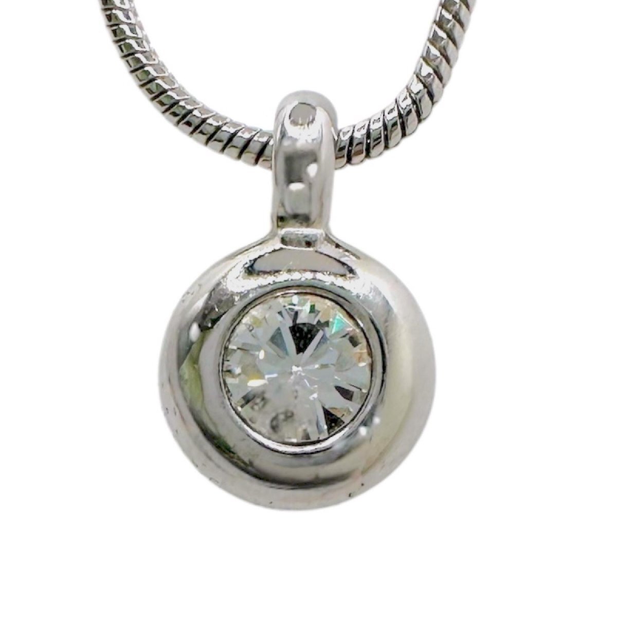 【中古】スワロフスキー ネックレス シルバー色 SWAROVSKI【質屋】【代引き手数料無料】_画像2