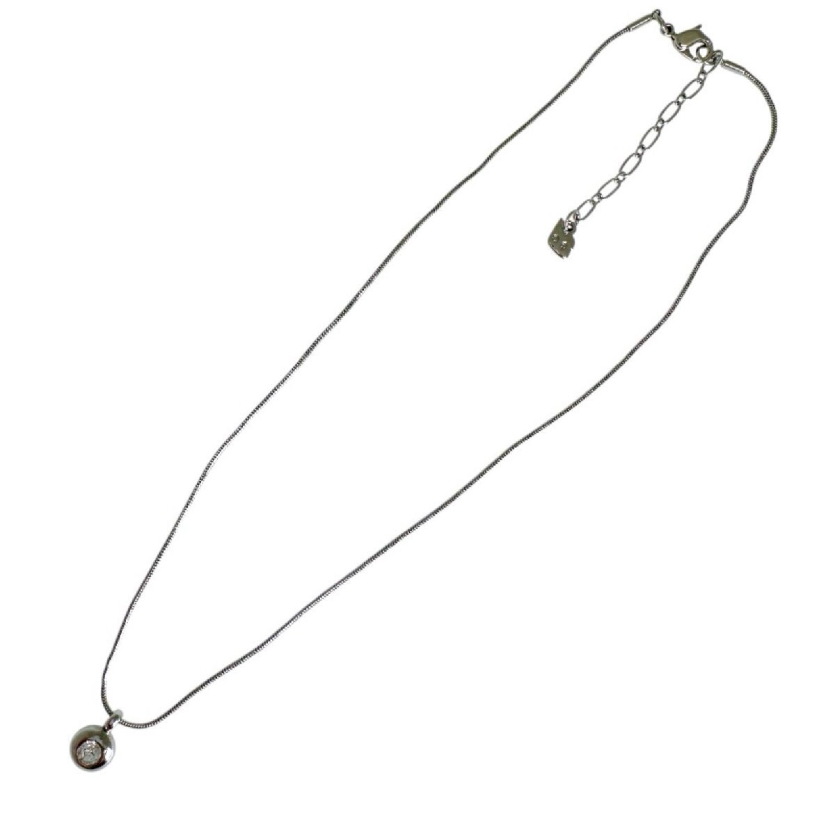 【中古】スワロフスキー ネックレス シルバー色 SWAROVSKI【質屋】【代引き手数料無料】_画像4