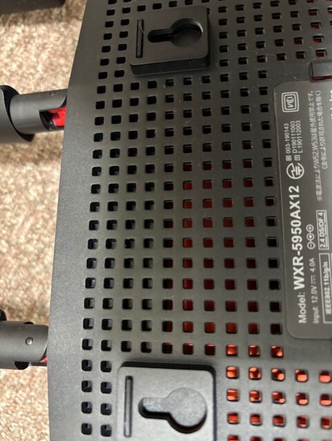バッファロー　無線LANルーター WXR-5950AX12_画像6