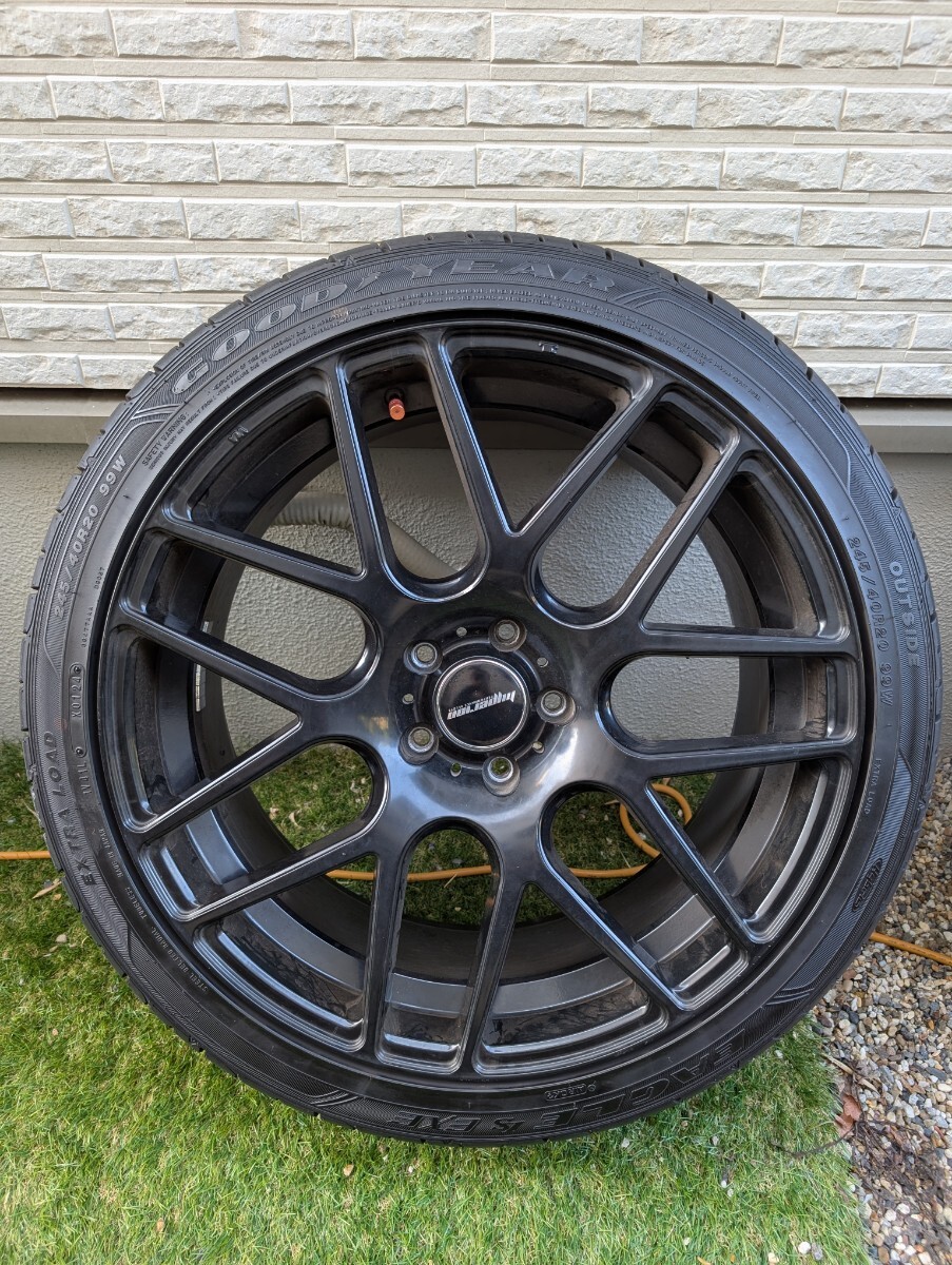 ハイペリオン CVM ハーフグロスブラック 20インチ 8.5J 5H114.3 インセット45 _画像4