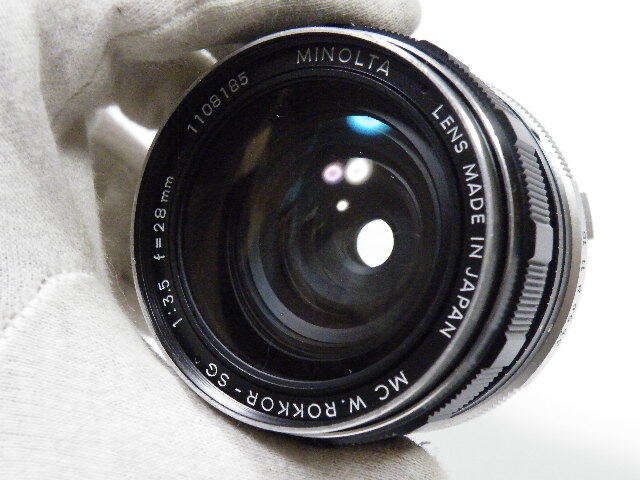 ◎ MINOLTA MC W.ROKKOR-SG 28mm F3.5 ミノルタ 単焦点 広角レンズ_画像5