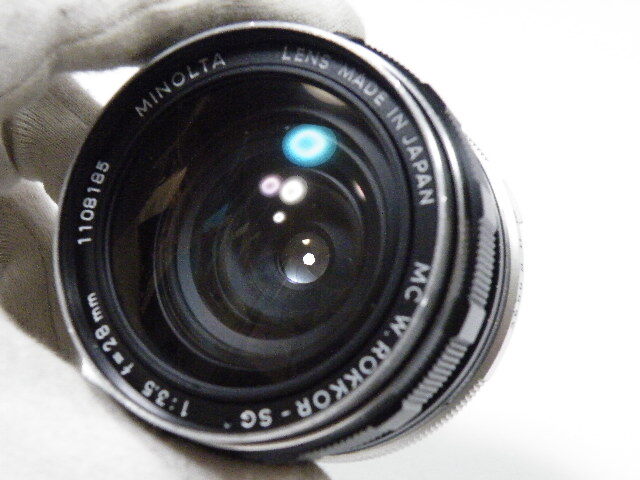 ◎ MINOLTA MC W.ROKKOR-SG 28mm F3.5 ミノルタ 単焦点 広角レンズ_画像6