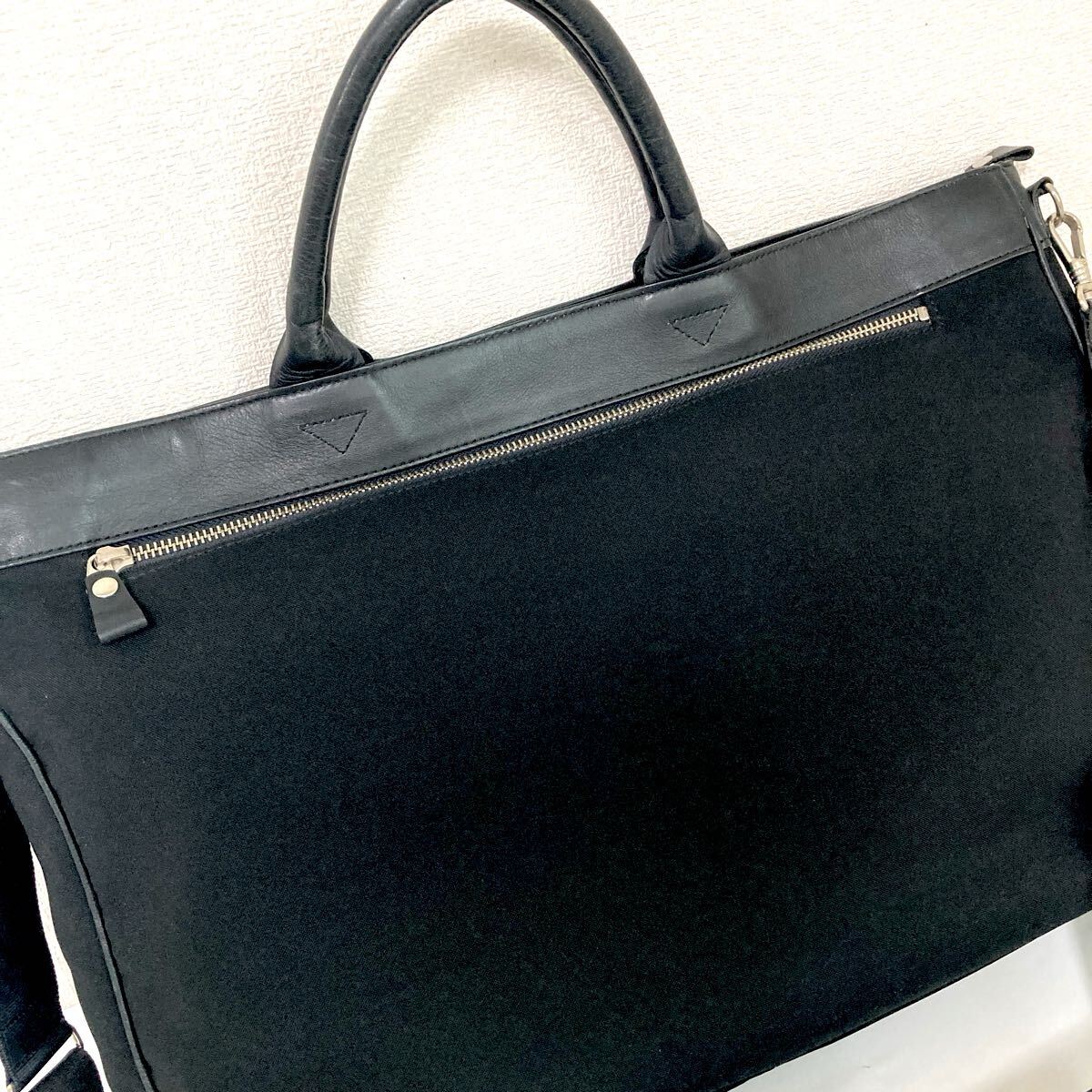 美品 ダコタ トートバッグ DAKOTA お仕事　通勤　通学 ブラック レザー 斜め掛け 肩掛け ビジネス　ハンドバッグ ショルダーバッグ 黒 2way_画像5