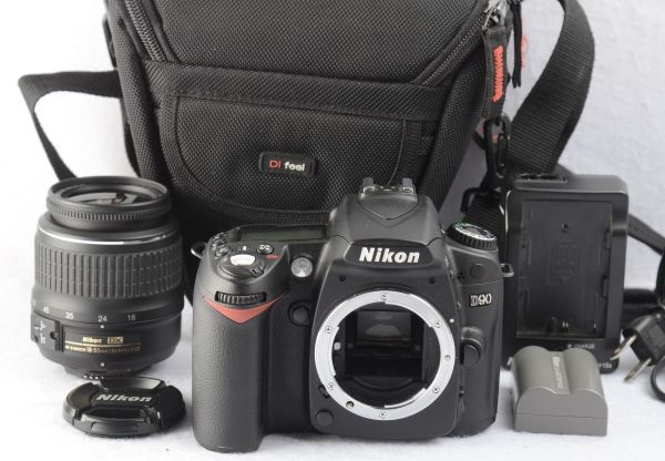 《 S数4220回！ 》 ニコン　Nikon D90 AF-S DX 18-55mm Ⅱ セット #711-003-1111_画像1