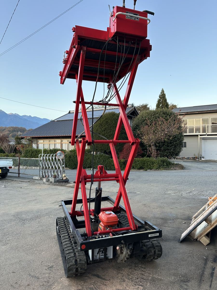 長野県　高所作業車　のびのびくん　KL-3 クボタ　エンジン　セル付　中古品　動作確認済み _画像9