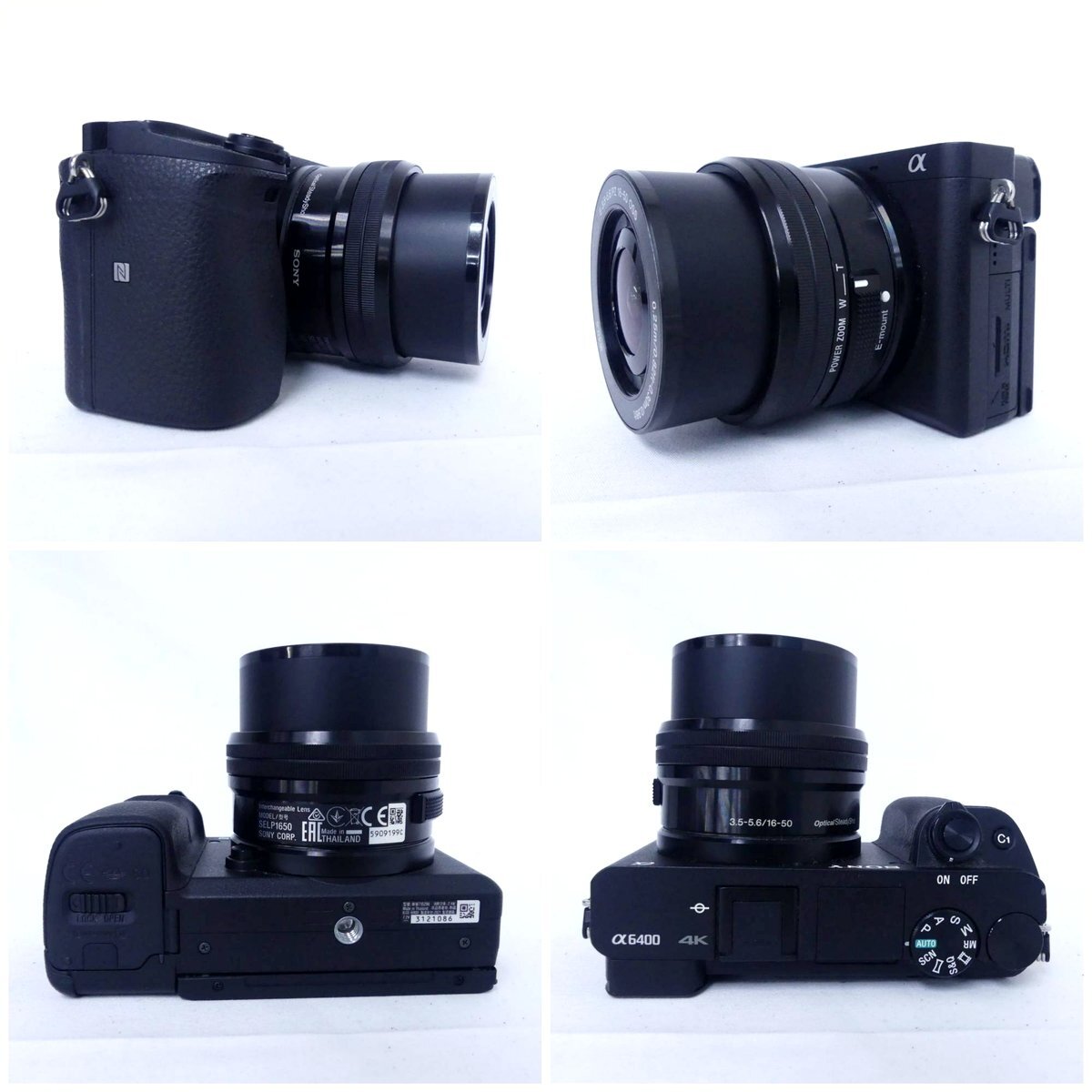 [ бесплатная доставка ] SONY Sony α6400 ILCE-6400 + E3.5-5.6 PZ 16-50 OSS беззеркальный однообъективный линзы комплект простой работа OK USED /2511C