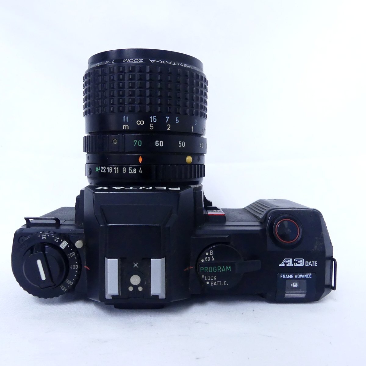 PENTAX ペンタックス A3 DATE + smc PENTAX-A ZOOM 1:4 f4 35-70mm 一眼レフ フィルムカメラ 現状品 USED /2511C_画像5