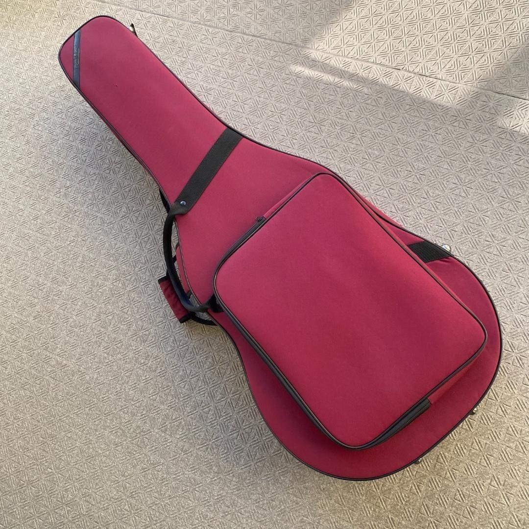 【美品】 Super Light クラシックギター用 セミハード 軽量ケース 赤_画像1