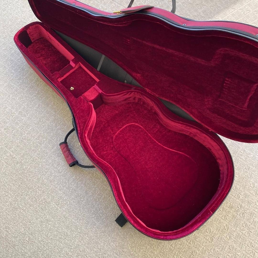 【美品】 Super Light クラシックギター用 セミハード 軽量ケース 赤_画像2