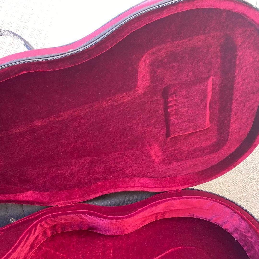 【美品】 Super Light クラシックギター用 セミハード 軽量ケース 赤_画像5