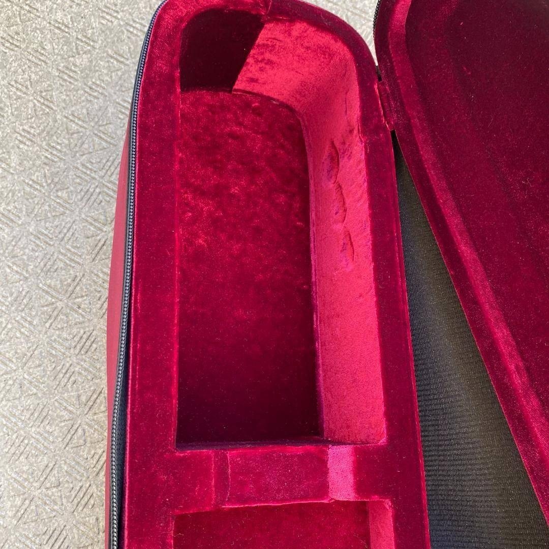 【美品】 Super Light クラシックギター用 セミハード 軽量ケース 赤_画像6