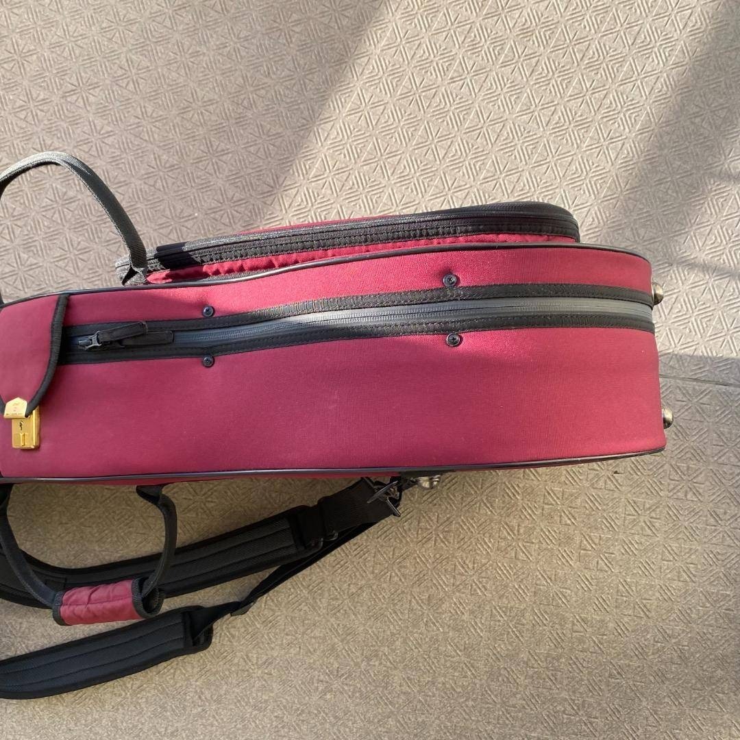 【美品】 Super Light クラシックギター用 セミハード 軽量ケース 赤_画像9