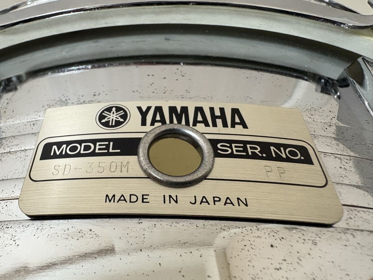 YAMAHA スネアドラム SD-350M ヤマハ　SEA.NO PP_画像9