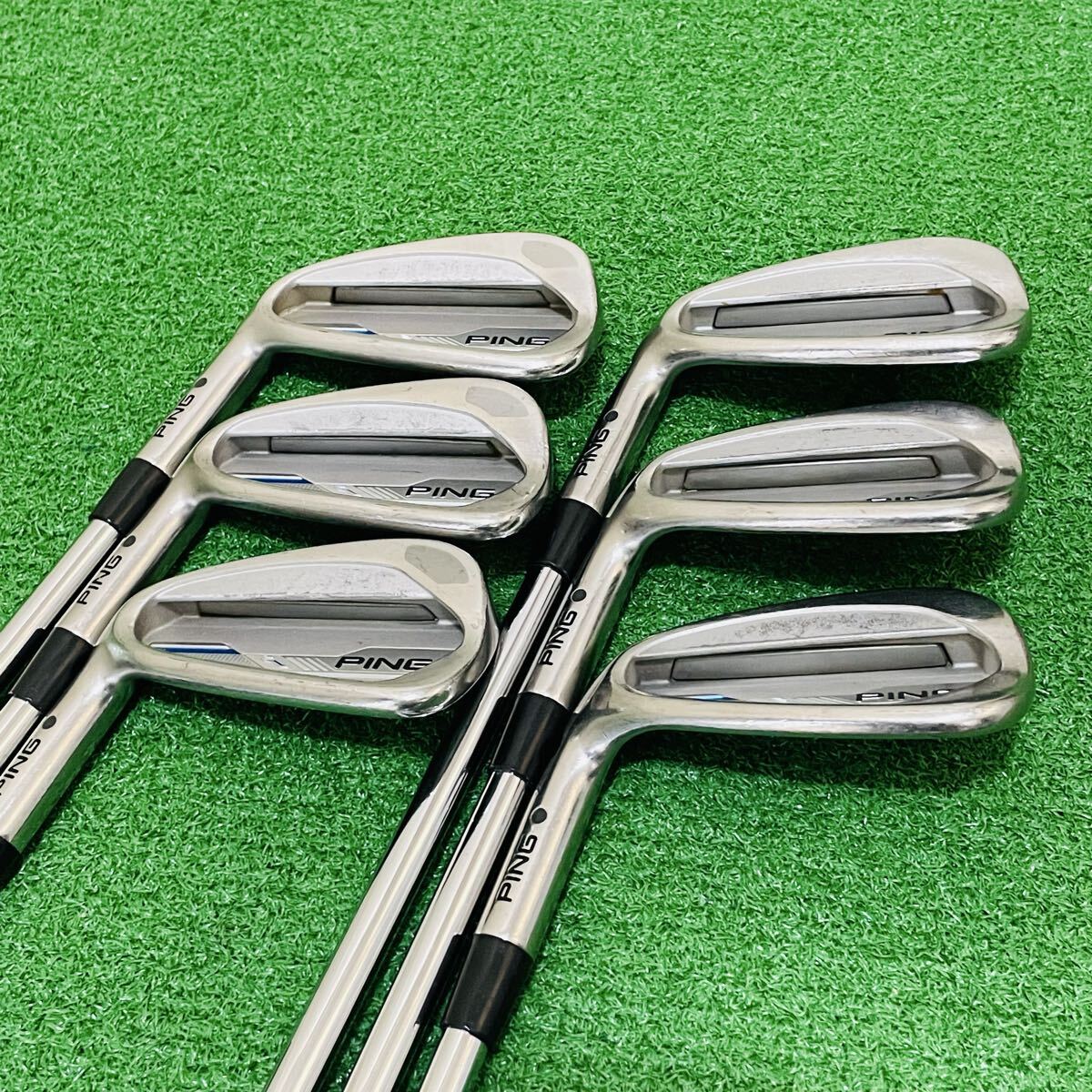 9030 PING i レフティ 左利き アイアン6本セット N.S.PRO MODUS3 TOUR105 フレックスS モーダス 5.6.7.8.9.W 送料無料 匿名配送_画像3