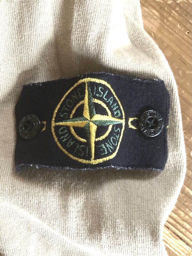 ★STONE ISLAND★ストーンアイランド プルオーバー パーカー サイズXL/ベージュ/綿100%/イタリア製/AK25I019_画像4