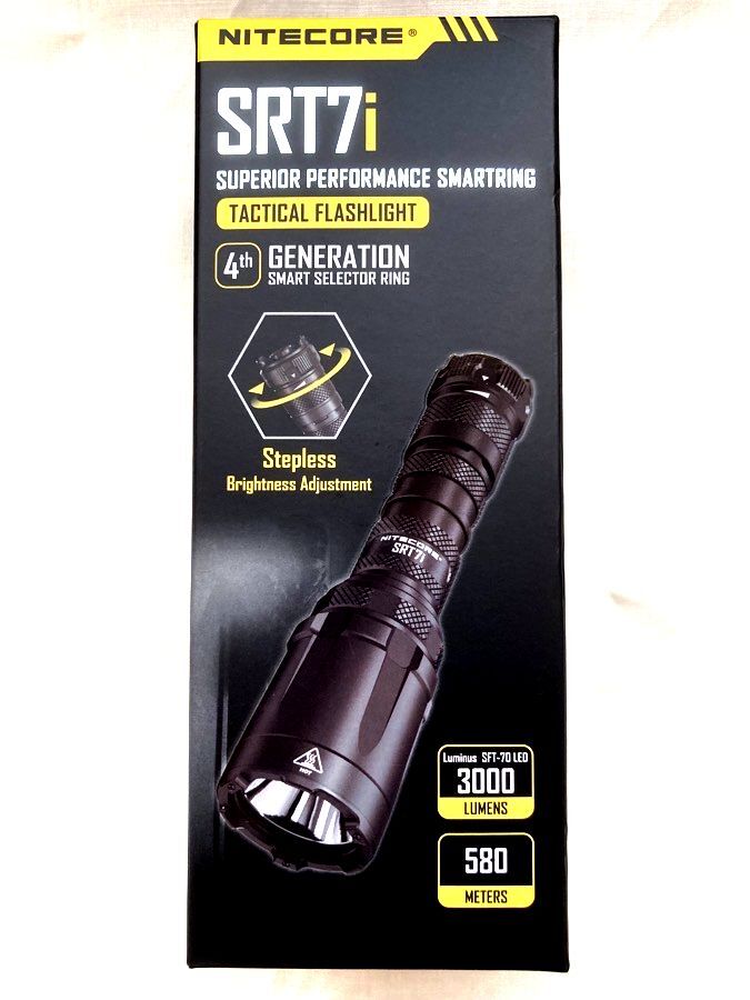 ★NITECORE★ナイトコア SRT7i 充電式 LED タクティカルフラッシュライト 3000ルーメン/アウトドア/防災/AK25I012_画像2