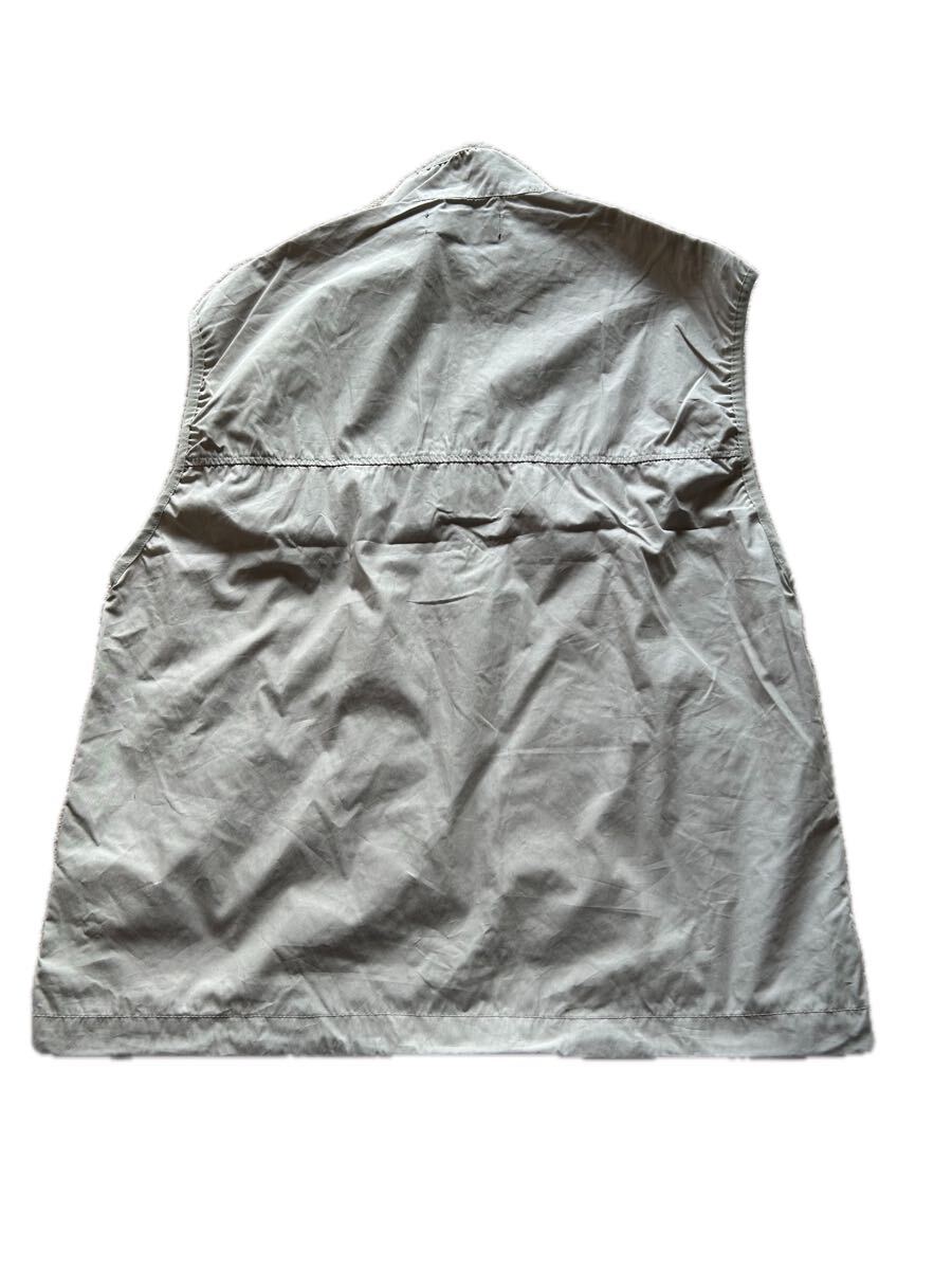 Mサイズ　 ジップアップ ベスト　レイジブルー　未使用タグ付　送料無料_画像4