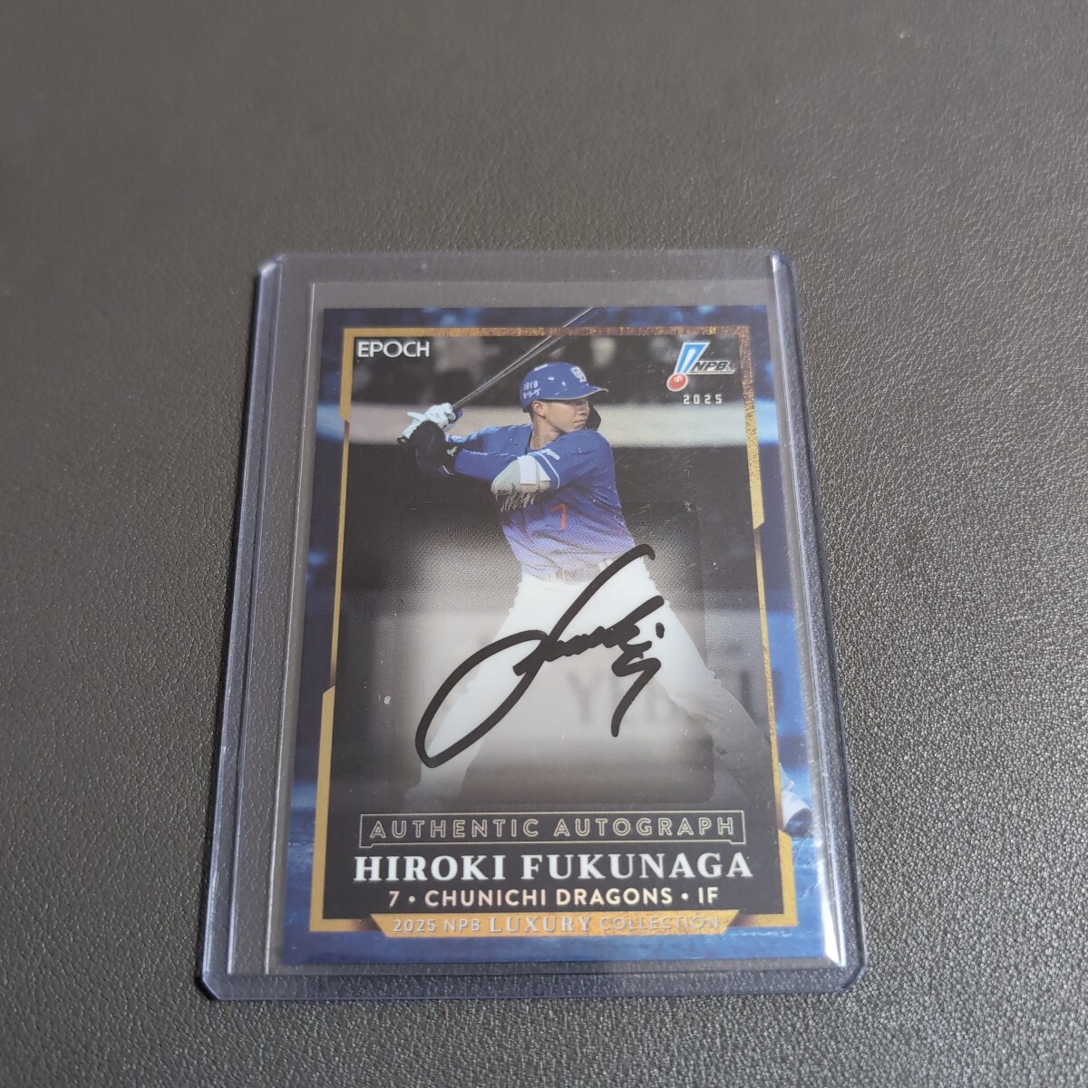 10 листов ограничение 2025 EPOCH NPB Professional Baseball карта LUXURY COLLECTION удача .. основа автограф автограф карта Chunichi Dragons /10