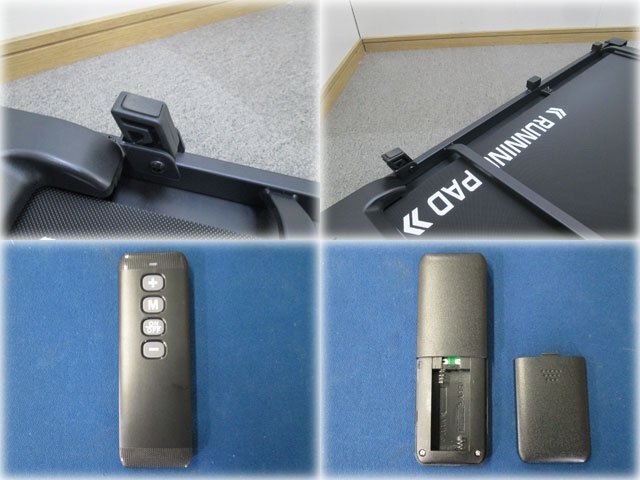 BARWING ルームランナー ランニングパッド BW-WKM01 ブラック 通常モデル(ハンドルなし) 1～10km/h リモコン付 耐荷重150kg 【長野発】_画像6