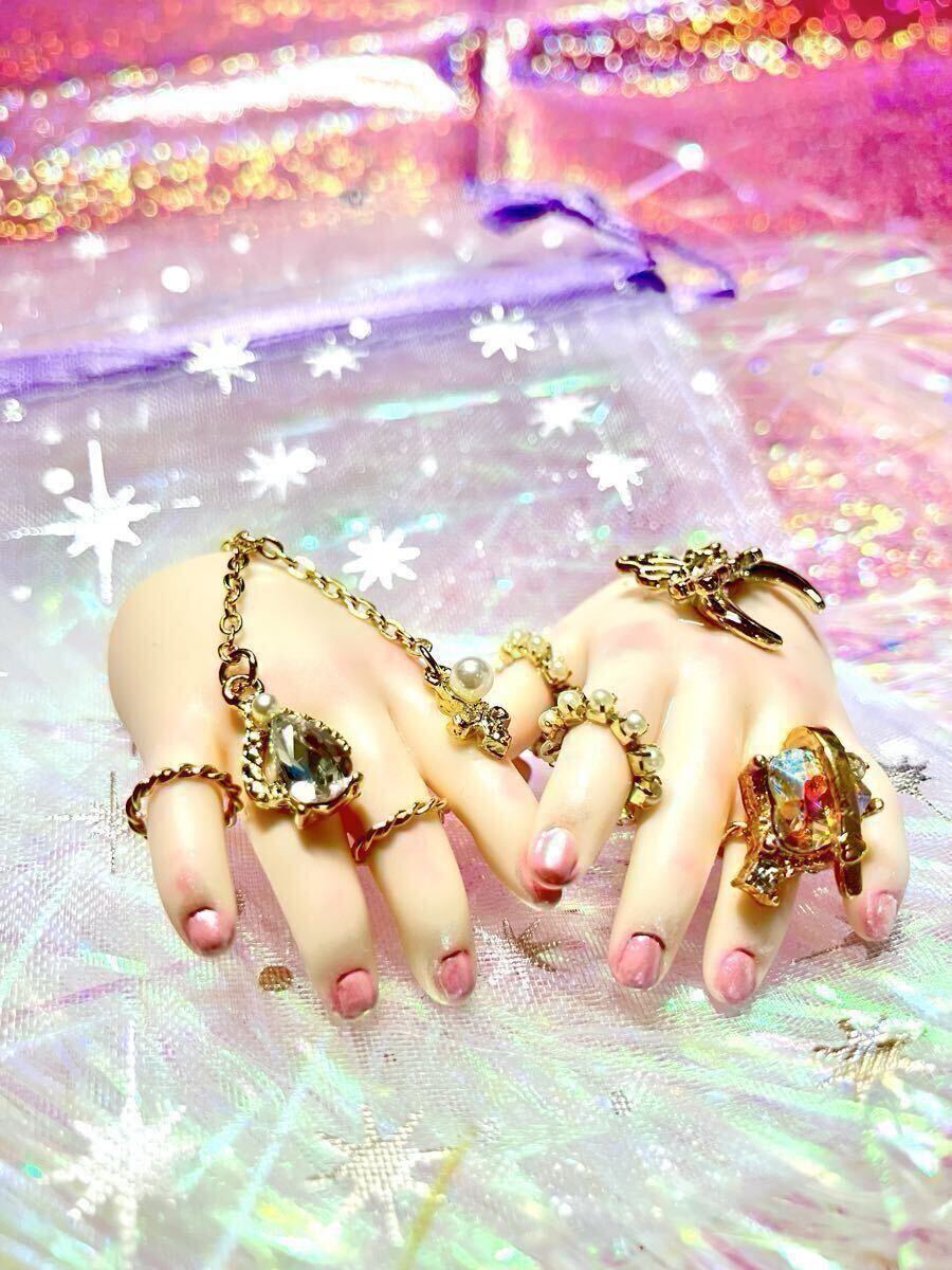 【KIRATIA】MDDサイズ フェアリーハンド カスタムハンド パーツ セミホワイト_画像1