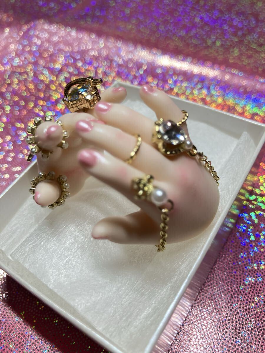 【KIRATIA】MDDサイズ フェアリーハンド カスタムハンド パーツ セミホワイト_画像5