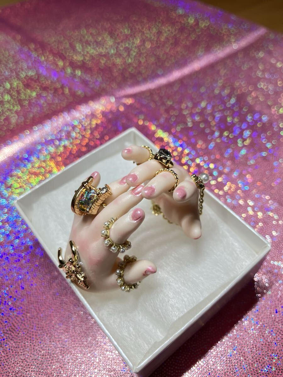 【KIRATIA】MDDサイズ フェアリーハンド カスタムハンド パーツ セミホワイト_画像7