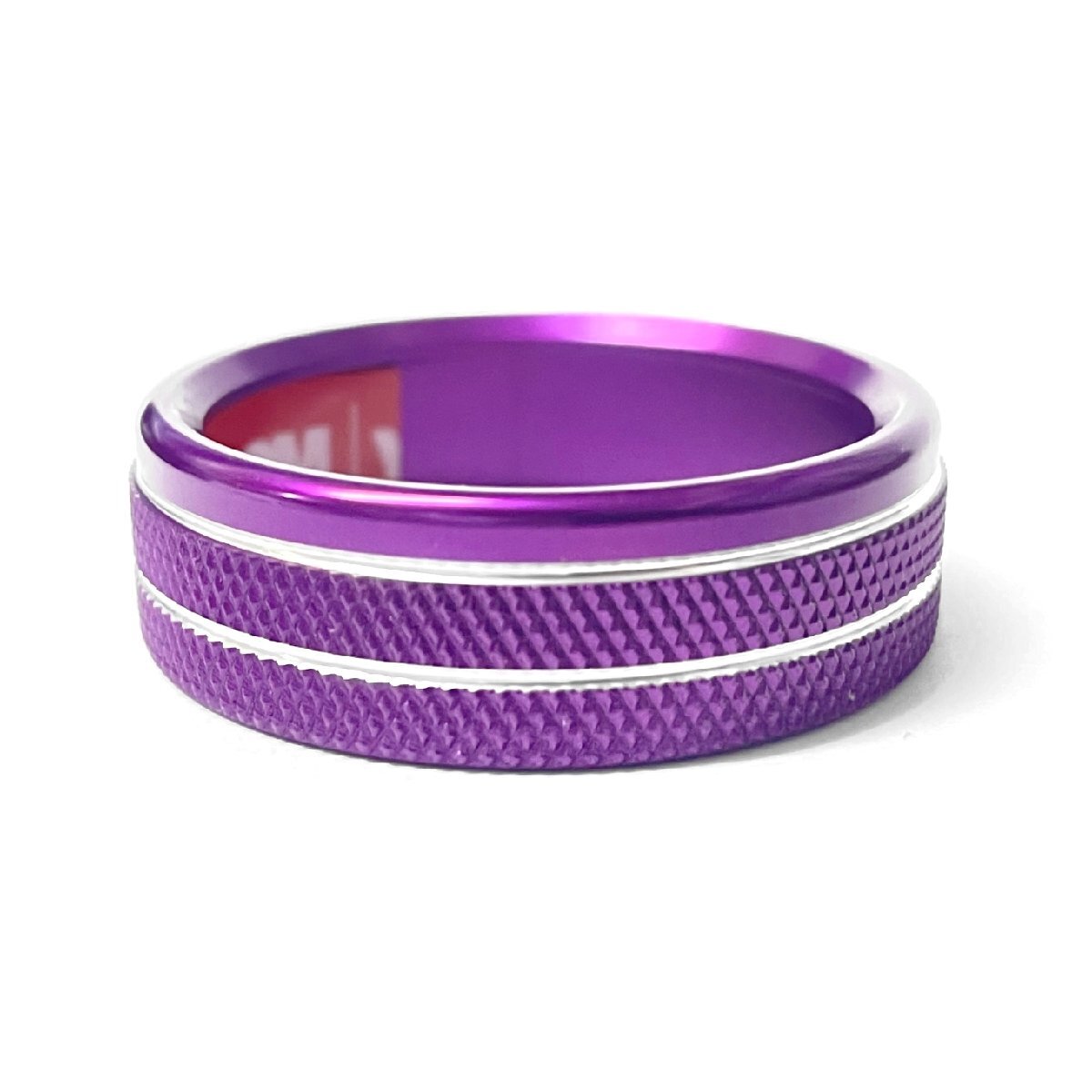 新品★POG-MAX エアコンダイヤルカバー ダイヤルリング S700V/S710V アトレー ハイゼットカーゴ オートエアコン用 パープル TN-8154-PU_画像6