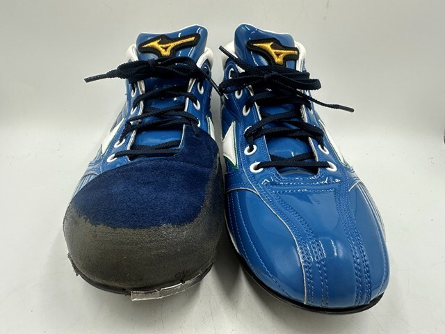 ミズノプロ 野球 金具スパイク プロ仕様 スペシャルオーダー 日本製 Size-28.0cm　刺繍あり 右投げ用 _画像1