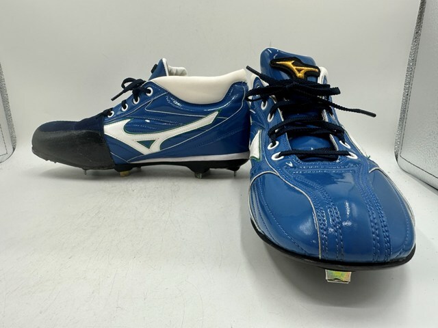 ミズノプロ 野球 金具スパイク プロ仕様 スペシャルオーダー 日本製 Size-28.0cm　刺繍あり 右投げ用 _画像3