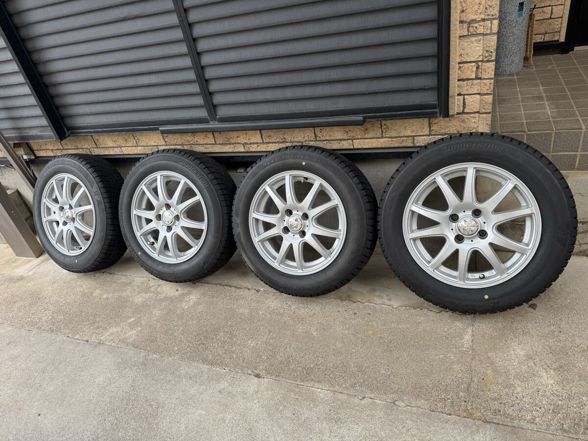 開始価格下げました___スタッドレスタイヤ 175/65R15 ブリヂストン ホイール付き_画像1