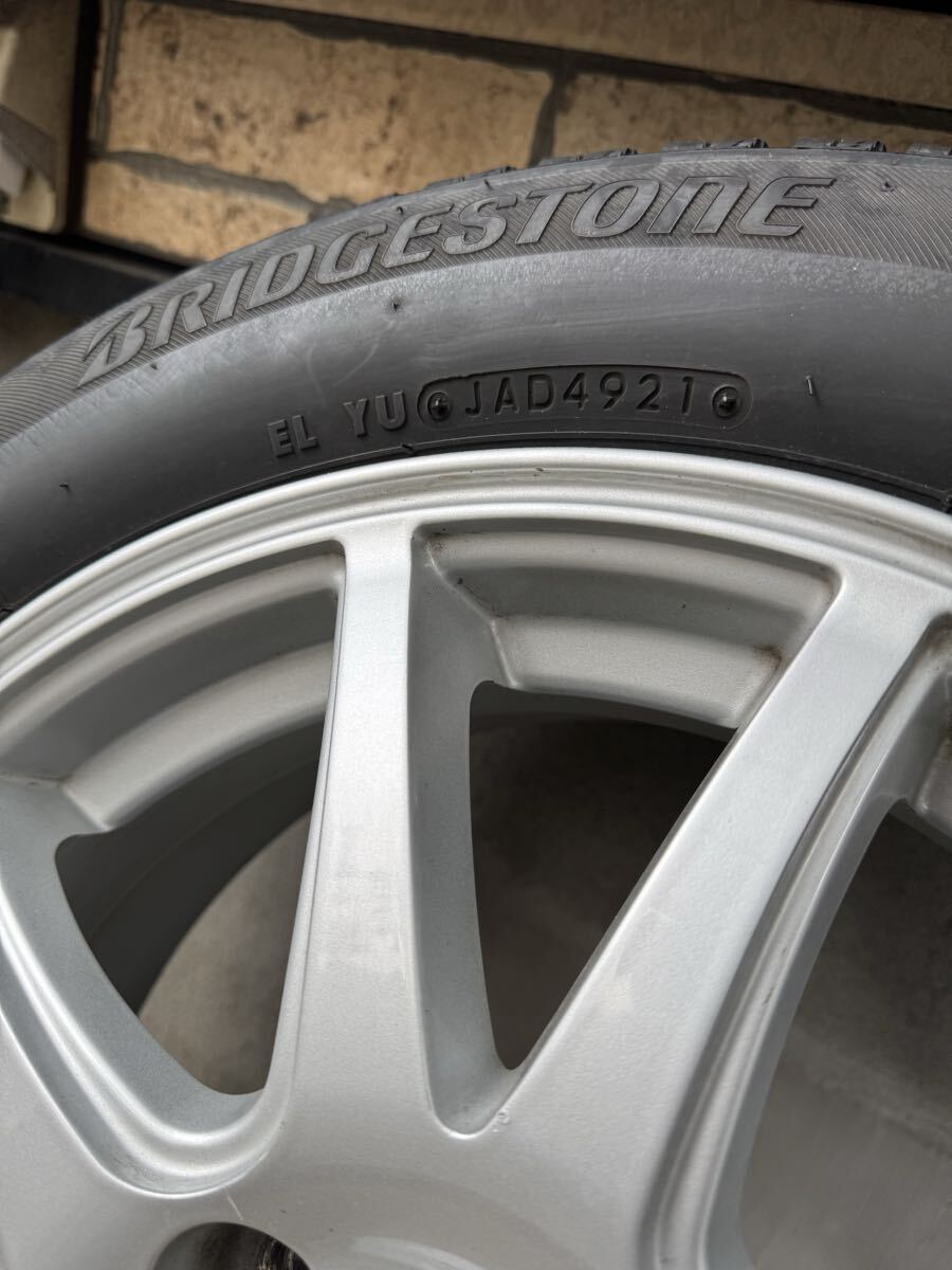 開始価格下げました___スタッドレスタイヤ 175/65R15 ブリヂストン ホイール付き_画像3