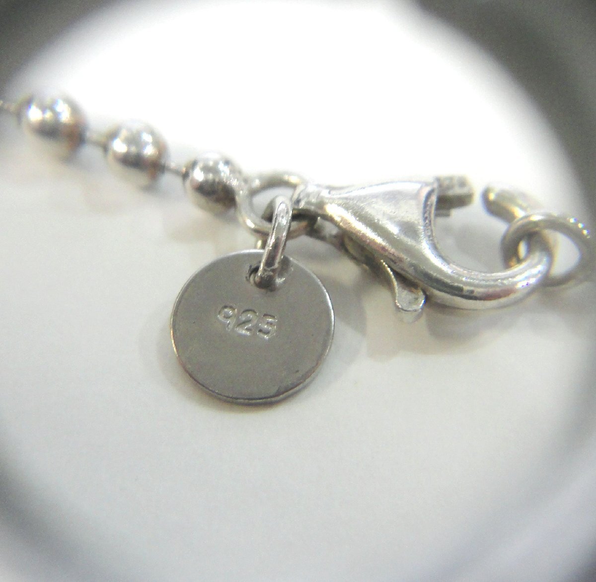 B622【本物保証】 TIFFANY リターントゥティファニー ハートタグ ペンダント シルバー925 スターリングシルバー ボールチェーン ネックレス_画像4