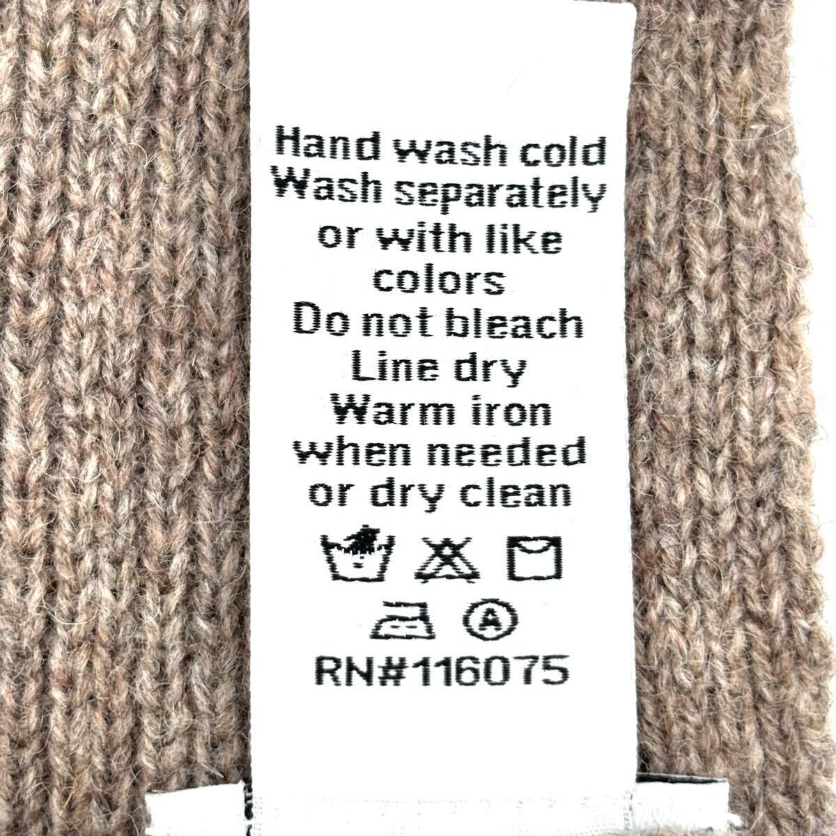 Calvin Klein カルバンクライン ウール混 スカーフ マフラー ベージュ タグ付き 未使用_画像5